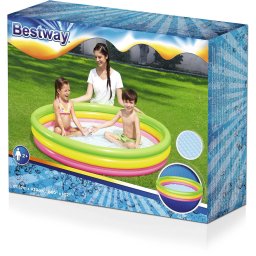 Piscina cu 3 inele colorate 152 x 30 cm