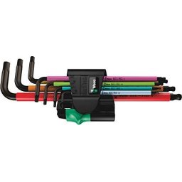 Wera 950/7 Hex-Plus Multicolour Magnet 1 - L-key set, metric, BlackLaser