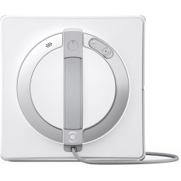 Robot de curatare geamuri W2 Smart Window Robot, Mod de curatare a marginilor, pulverizator de apa cu duze triple, sistem de protectie cu 10 niveluri, control aplicatie, Winbot electric, alb