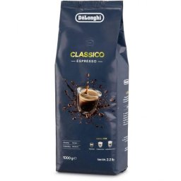 Cafea boabe DeLonghi Espresso Classico DLSC616, 1kg, Prajire medie, 50% Arabica 50% Robusta, Intensitate 5
