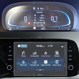 Hyundai i10 2024+ Set (2 buc.) Folii de Protectie pentru Ceasuri si Navigatie - HD-Premium FoliaTa