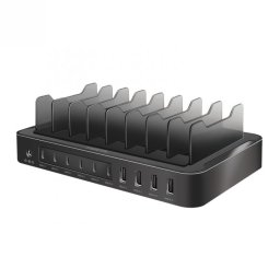 Statie de incarcare (incarcator priza) 4 x USB-A + 6 x USB-C PD&QC 3.0 120W, Logilink PA0327