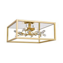 Plafonieră Zuma Line C0578-04A-B5V7 SPRING 4xG9/33W/230V auriu