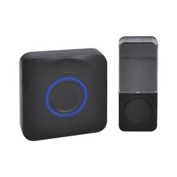 Sonerie fără fir pe baterii Solight 1L73B 3xAAA IP56 negru