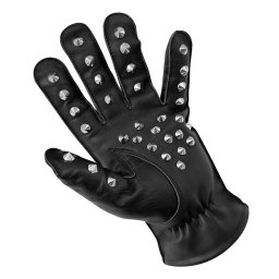Black Label Pain Freak Spanking Gloves Black