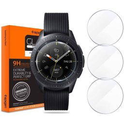 Folie Spigen Samsung Galaxy Watch 46mm Spigen GLAS.tr Slim Transparent