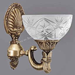 Aplica Elegante cu 1 Brat, Desing Clasic, Finisaj Bronz Antic - Bussy Lighting 3038-52-19