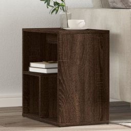 Masa laterala, 2 buc., stejar maro, 50x30x50 cm, lemn GartenMobel Dekor