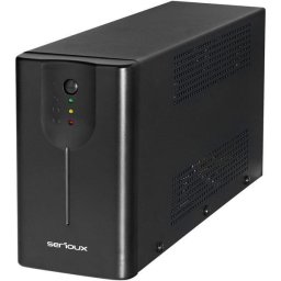 UPS Serioux LD1200LI, Line Interactive, 1200VA/720W, 4 Prize Schuko, USB/RJ45, Regulator automat de tensiune, Management, Repornire Automata