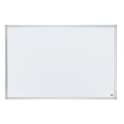 Tabla NOBO Essentials, otel lacuit, 90x60 cm, magnetica, include tavita, alb