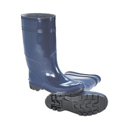 Cizme PVC apa-noroi, albastru, 45/46