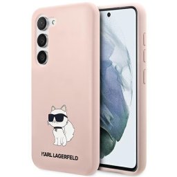 Husa Karl Lagerfeld KLHC - Carcasă rigidă - compatibil cu Samsung S23SSNCHBCP S23 S911 / Choupette - culoare Roz