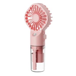 Mini Ventilatoare Ventilator Portabil cu Port USB si 4 Viteze - Techsuit (G10) Roz
