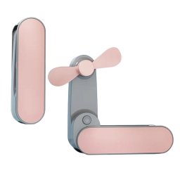 Mini Ventilatoare Ventilator Portabil, 1200mAh - Techsuit (TF1) Roz