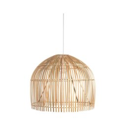 Lustră pe cablu Searchlight 7400CW BALI 1xE27/60W/230V d. 60 cm bambus
