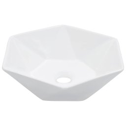 Chiuveta de baie, alb, 41 x 36,5 x 12 cm, ceramica GartenMobel Dekor