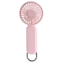Mini Ventilatoare Ventialor Portabil cu Port USB, 3 Viteze, 1200mAh - Techsuit (A217) Roz