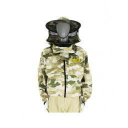Bluza apicola cu masca din bumbac tip camuflaj Lyson