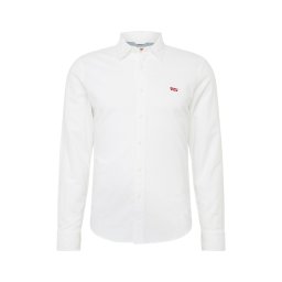 LEVI'S ® Cămașă 'Battery Housemark Slim Fit Shirt' roșu / alb
