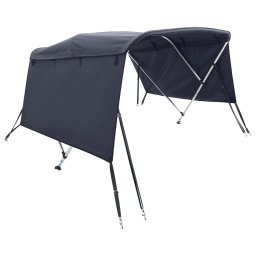 Parasolar Bimini 4 arcuri pereti laterali, 243x(200-213)x137 cm GartenMobel Dekor