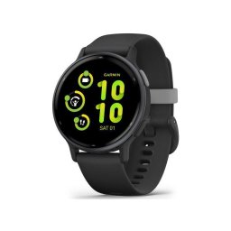 Smartwatch vívoactive 5 Slate aluminium bezel with black case and silicone band
