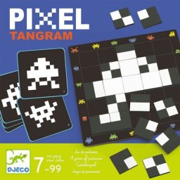 Djeco Joc Pixel Tangram Djeco - Joc Educativ si interactiv pentru copii