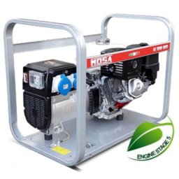 GE 7000 HBM Generator monofazat Mosa cu motor Honda , putere max 6 kVA , fara AVR , pornire la sfoara , benzina ,cod GE7000HBM