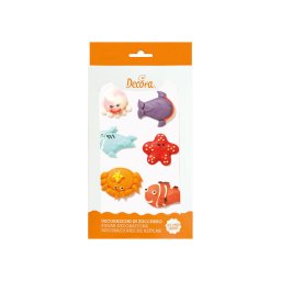 Decor Zahar - Creaturi Marine O 4 cm, 6 modele, 6 buc