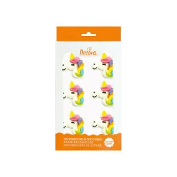 Decor Zahar - Figurine Unicorn O 3 cm, 6 buc