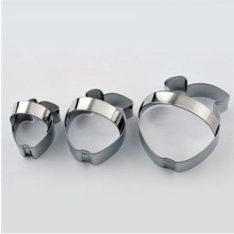 Mar - Decupatoare Inox cu Maner O 4.5 - 8.5 x H 2 cm, Set 3 Buc