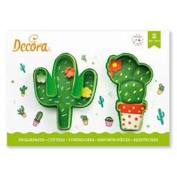 Decupatoare Plastic Cactus O 8.6 si 8.8 x H 2.2 cm, 2 Buc