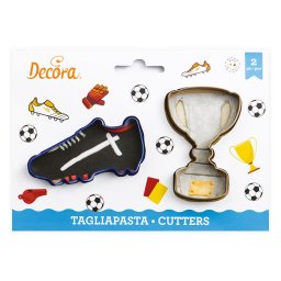 Decupatoare Plastic Sport O 8.5 si 9 x H 2.2 cm, 2 Buc