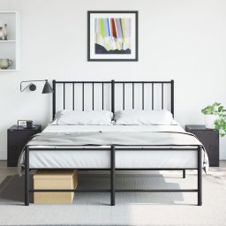 Noptiere, 2 buc., negru, 34,5x39x44 cm, otel GartenMobel Dekor
