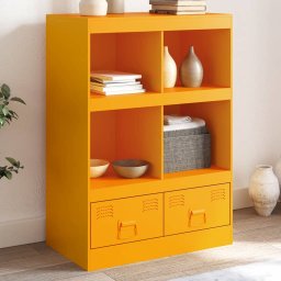 Noptiera, galben mustar, 67x39x95 cm otel GartenMobel Dekor