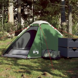 Cort de camping cupola pentru 2 persoane, verde, impermeabil GartenMobel Dekor