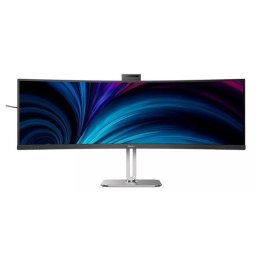 Monitor LCD VA LED Philips 49" 49B2U5900CH/00, Dual QHD (5120 x 1440), HDMI, DisplayPort, Ecran curbat, Negru/Argintiu