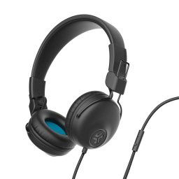 Casti Audio On Ear JLAB Studio, Cu fir, Microfon, Negru