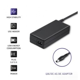 Alimentator Qoltec AC Adapter 72W 12V 6A 5.5*2.5