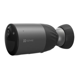 Camera IP Wireless EZVIZ de exterior cu baterie 10.400 mAh, rezolutie 2K+, Audio bidirectional, stocare eMMC 32GB, senzor PIR integrat CS-BC1C-2k+MicroUSB