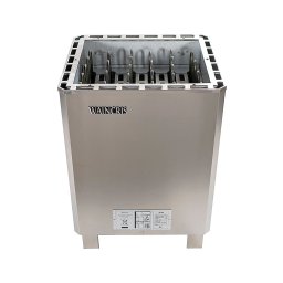 Soba sauna, incalzitor electric inox waincris lampo pro 16,2kw cu panou exterior digital wlpro170b