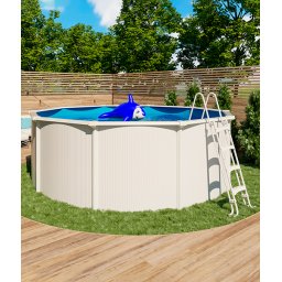 Piscina supraterana saphir cu pereti metalici, 390 cm diametru