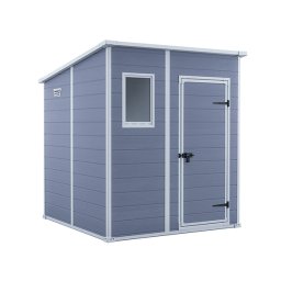 Magazie din plastic gri keter pent 6x6, 183.5 × 185 cm