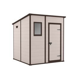 Magazie din plastic keter pent 66 bej, 183.5 × 185 cm