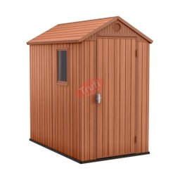 Magazie plastic keter darwin 4×6, 126×184 cm - maro