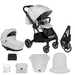 Carucior 2 in 1 skiddou moss normandic dream, gri
