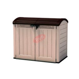 Magazie din plastic crem-nisipos keter ultra, 177 x 113 cm