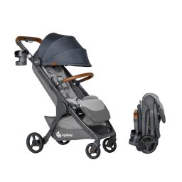 Carucior compact metro+ deluxe ergobaby london grey