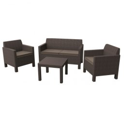 Set mobilier de exterior orlando maro c2-2fm