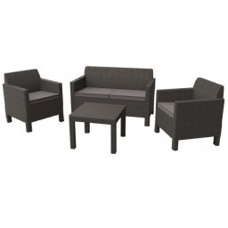 Set mobilier exterior orlando gri c2-2fm