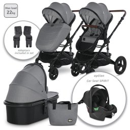Carucior transformabil, boston, pana la 22 kg, dolphin grey